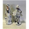Image 1 : VINTAGE BLUE/WHITE PORCELAIN FIGURINES
