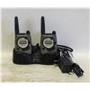 Image 1 : COBRA MICROTALK WALKIE TALKIES SET OF 2 W/STAND