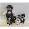 Image 1 : 6-PORCELAIN CLOWNS