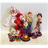 Image 1 : 7-PORCELAIN CLOWNS
