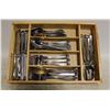 Image 1 : ONEIDA 1810 STAINLESS FLATWARE- 57 PIECES