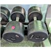 Image 1 : ONSITE: PAIR OF STAK 100LBS DUMBELLS