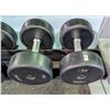 Image 1 : ONSITE: PAIR OF STAK 50LBS DUMBELLS