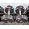 Image 1 : ONSITE: PAIR OF STAK 45LBS DUMBELLS