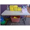 Image 1 : ONSITE: 4' LIFTIME FOLDING PLASTIC TABLE W/