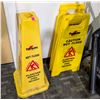 Image 1 : ONSITE: LOT OF 3 WET FLOOR SIGNS