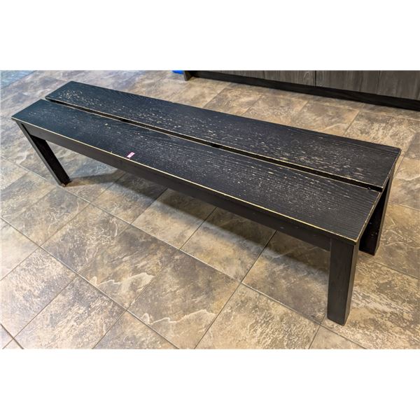 ONSITE: WOODEN BENCH - WORN