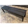 Image 1 : ONSITE: WOODEN BENCH - WORN