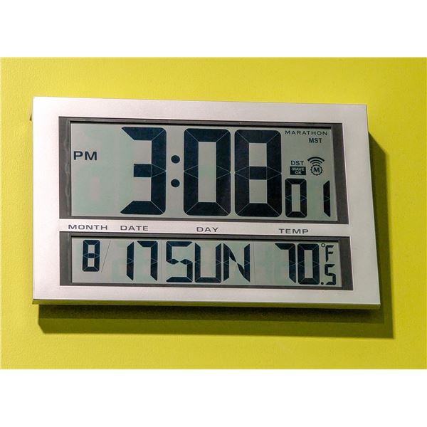 ONSITE: WALL MOUNT DIGITAL CLOCK