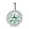 Image 1 : 1.47 CT BLUE WHITE COLOR ROUND MOISSANITE 925S