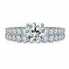 Image 2 : SZ 7 3.21 CT WHITE MOISSANITE ROUND 925S