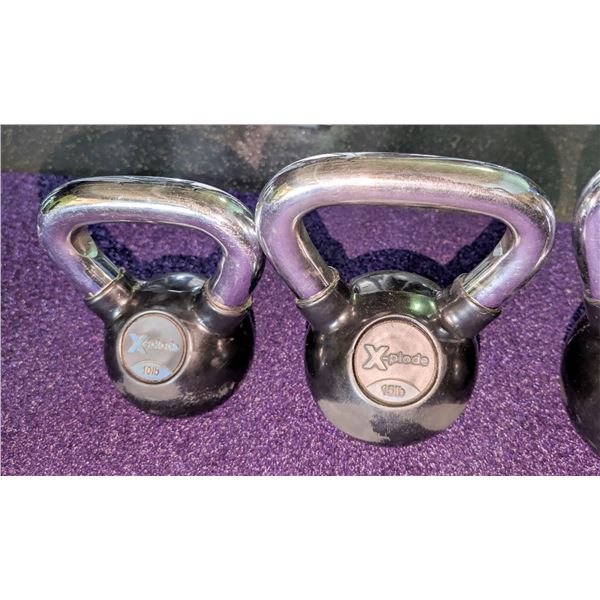 ONSITE: XPLODE 15LBS & 10LBS KETTLEBELLS