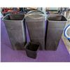 Image 1 : ONSITE: LOT OF 3 RUBBERMAID TRASHCANS W/ LIDS & 1