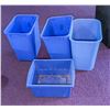 Image 1 : ONSITE: LOT OF 4 ASSORTED RECYCLING BINS
