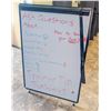 Image 1 : ONSITE: WHITE BOARD SIGN