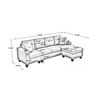 Image 2 : BRAND NEW GREY TAPLEY SECTIONAL SOFA