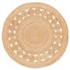 Image 1 : NEW PROYARD DECOR TIAGA NATURAL JUTE RUG 4' ROUND