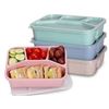 Image 1 : NEW 4PCS BENTO BOX PLASTIC CONTAINERS