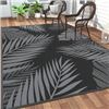 Image 1 : NEW GENIMO OUTDOOR RUG FOR PATIO 10 X 14' BLACK