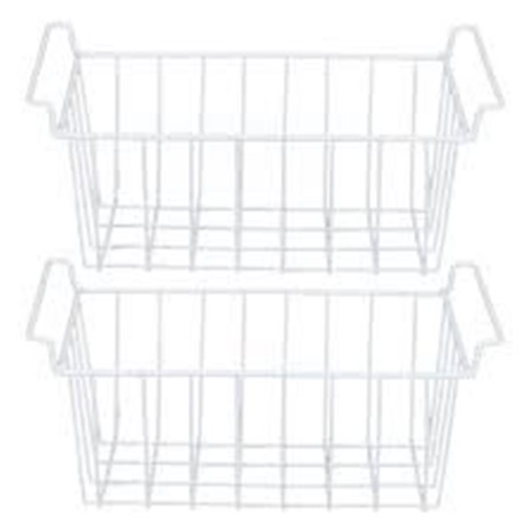 NEW WITH BOX FOCKET 2PCS WIRE STORAGE BASKETS