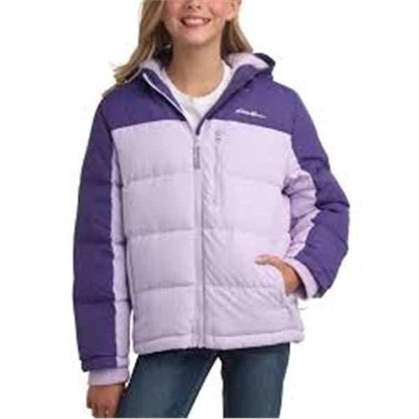 NEW EDDIE BAUER XL KIDS PURPLE JACKET