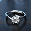 Image 2 : 1 CT GRA CERTIFIED ROUND BRILLLIANT MOISSANITE 925S