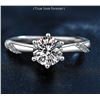 Image 1 : 1 CT GRA CERTIFIED ROUND BRILLLIANT MOISSANITE 925S