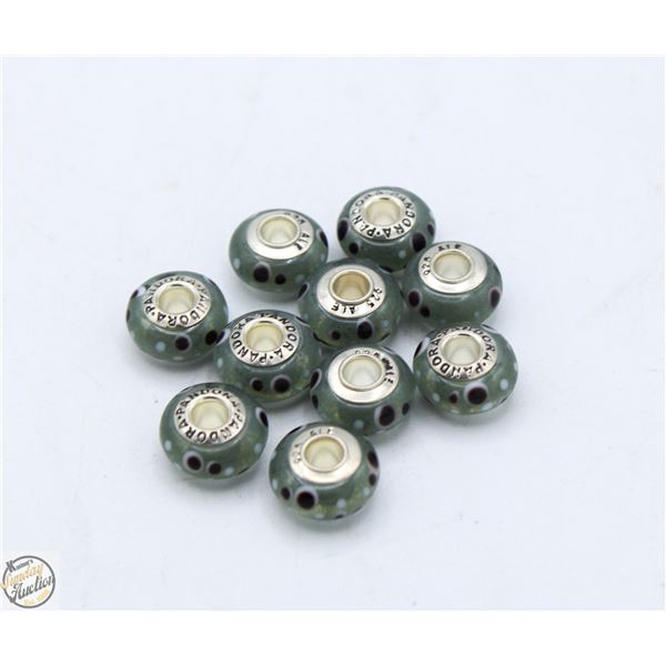LOT OF 10 PANDORA .925 SILVER
