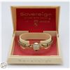 Image 1 : VINTAGE SOVEREIGN 17 JEWELS LADIES WRIST WATCH IN
