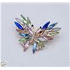Image 1 : CRYSTAL BUTTERFLY BROOCH