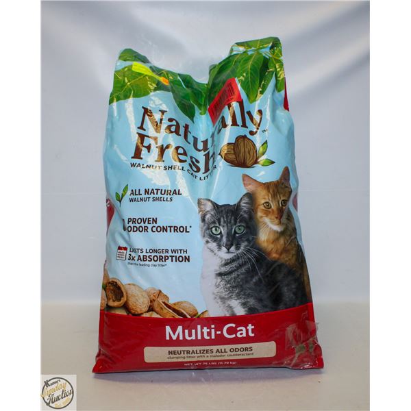 26LBS NATURALLY FRESH WALNUT SHELL CAT LITTER