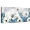 Image 1 : NEW PLANT CANVAS WALL ART BLUE DECOR 24 X 48"