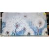 Image 2 : NEW PLANT CANVAS WALL ART BLUE DECOR 24 X 48"