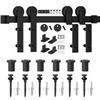 Image 1 : BRAND NEW 9FT SINGLE TRACK BARN DOOR HARDWARE KIT