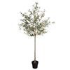 Image 1 : BRAND NEW SAKSUN HIGH FAUX POTTED PLANT 7FT OLIVE