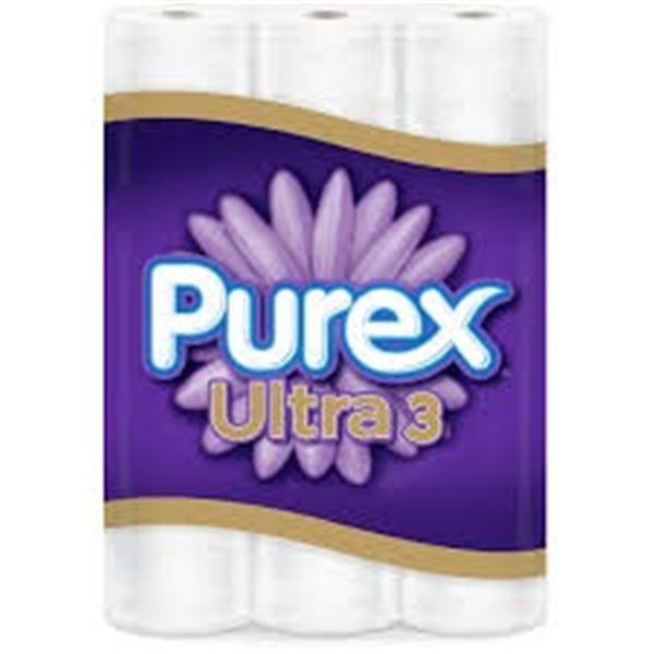 NEW 24 X 198 SHEETS PUREX ULTRA TOILET PAPER