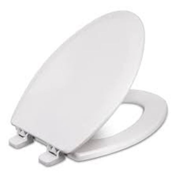 NEW WITH BOX CENTOCO CRANE WHITE MOLDED WOOD SEAT