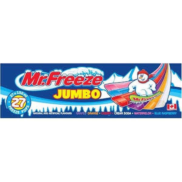 NEW 27 X 150ML MR FREEZE JUMBO
