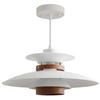 Image 1 : BRAND NEW EFINEHOME MODERN WOOD GRAIN LIGHT 42CM