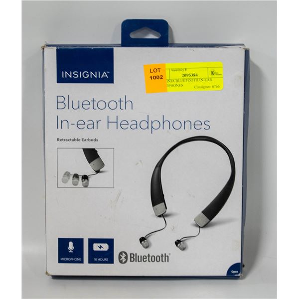 INSIGNIA BLUETOOTH IN-EAR HEADPHONES