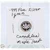 Image 2 : #3142-CANADIAN 999 FINE SILVER 1 GRAM BAR WITH