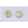 Image 2 : TWO CANADIAN 1954 SILVER 50 CENT COINS