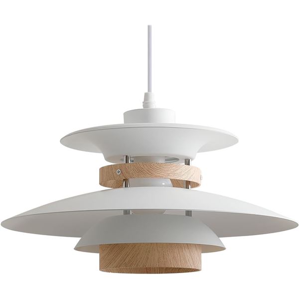 BRAND NEW EFINEHOME MODERN WOOD GRAIN LIGHT 39CM