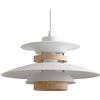 Image 1 : BRAND NEW EFINEHOME MODERN WOOD GRAIN LIGHT 39CM