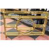 Image 1 : NEW METAL GOLDTONE WINERACK