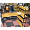 Image 1 : NEW ASSEMBLED METAL AND WOODTONE CORNER DESK