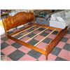 Image 1 : SUPER KING SIZE SOLID WOOD BED FRAME H-48.75"