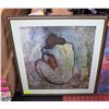 Image 1 : PICASSO “BLUE NUDE” PRINT FRAMED