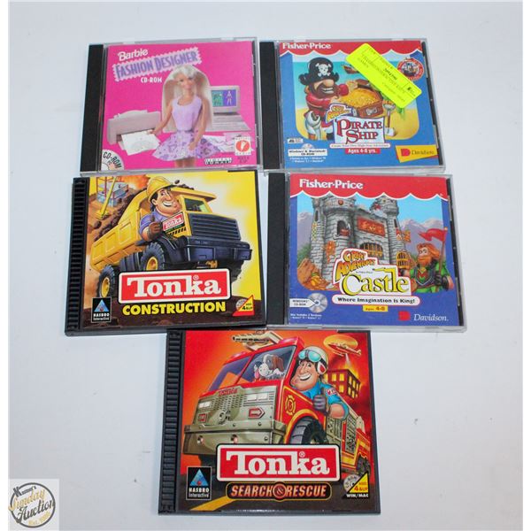 5 HASBRO INTERACTIVE KID’S GAMES