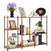 Image 1 : NEW ASSEMBLED RUSTIC GERYMU 4 TIER BOOKSHELF